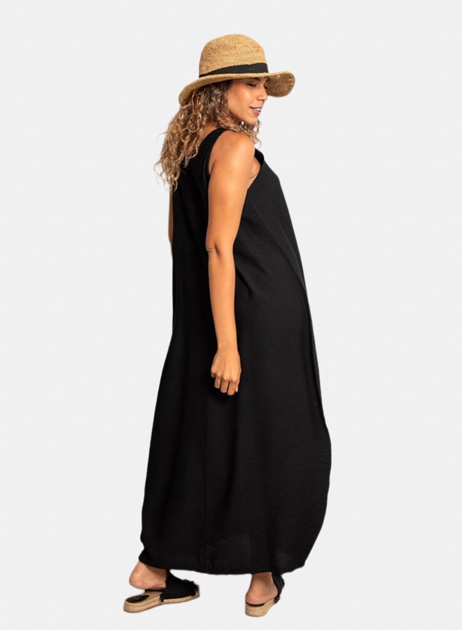 Azul Long Linen Dress - Image 1